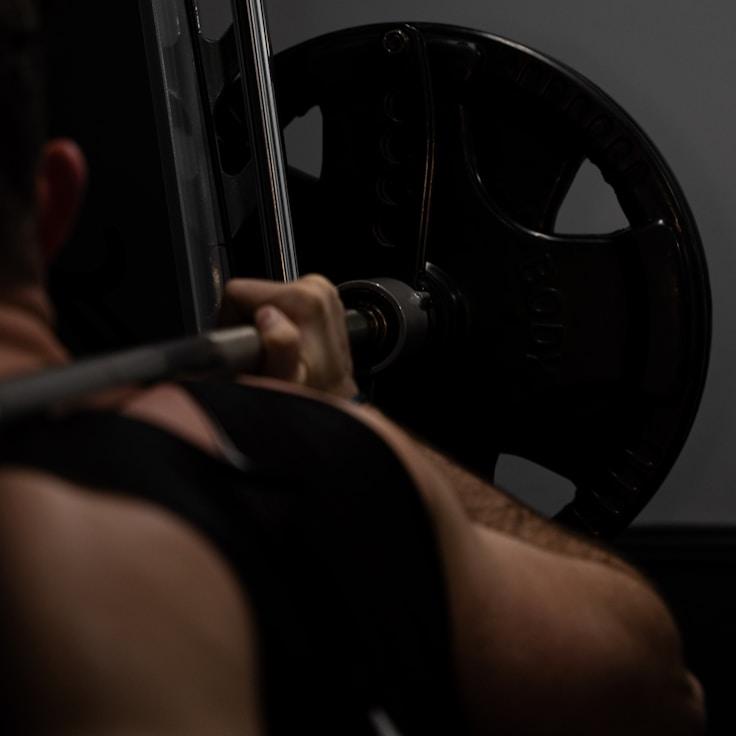 Group fitness class in a modern studio setting